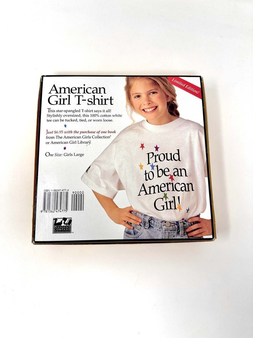 Proud to be an American Girl Size Large New in Box 10th Anniversary Tee T-shirt - Picture 6 of 9